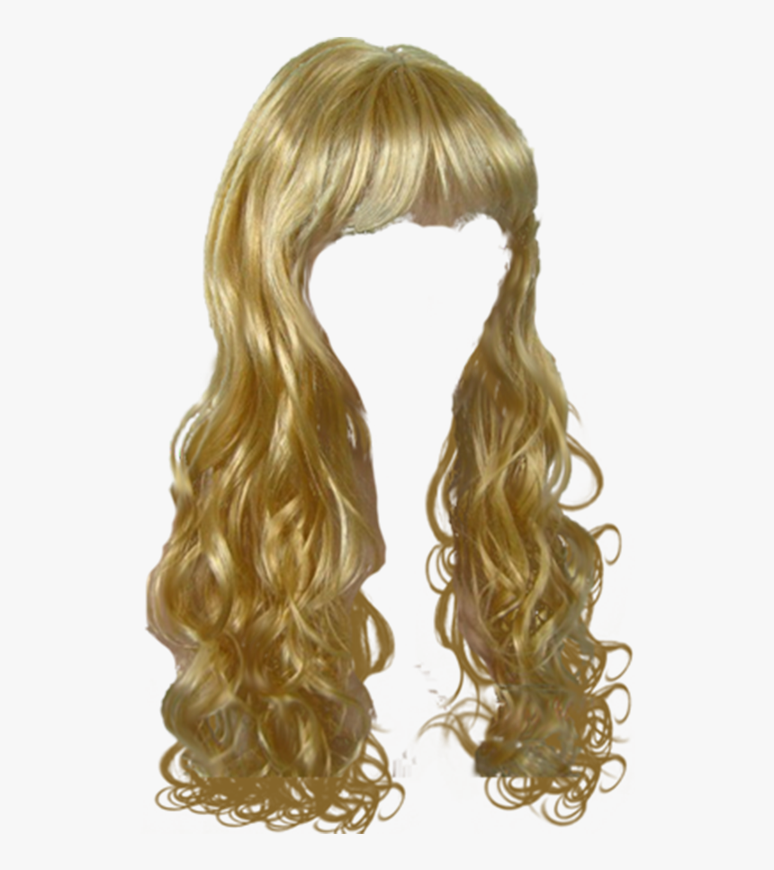 Wig Png Photo - Curly Blond Hair Png, Transparent Png, Free Download