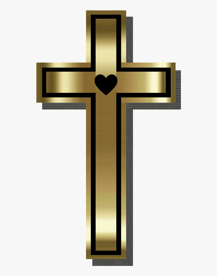 #cross #cruz #heart #coração #god #jesus #jesuschrist - Cross, HD Png Download, Free Download