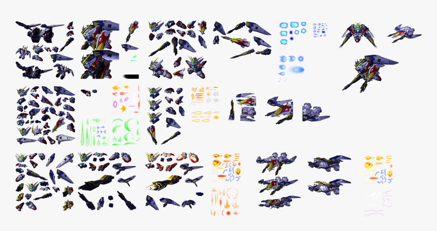 Click For Full Sized Image Wing Gundam Zero - Sd Gundam G Generation Sprites, HD Png Download, Free Download