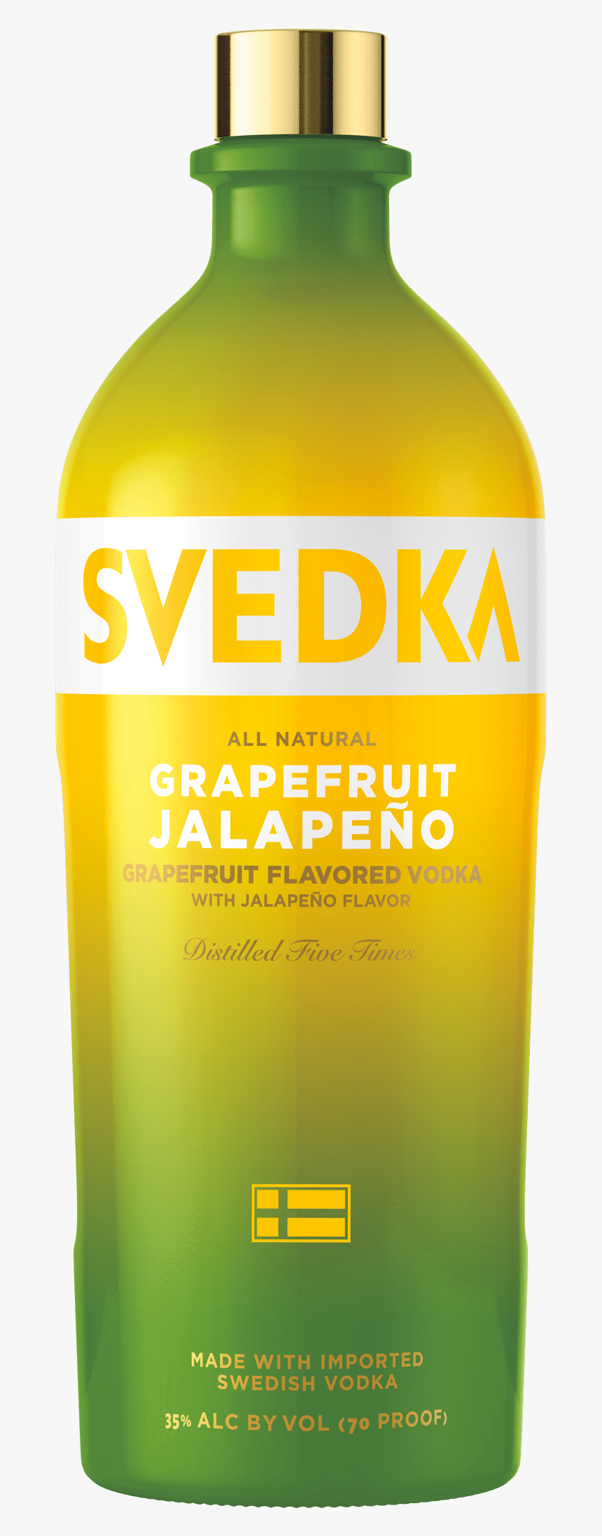 Svedka Grapefruitjalapeno Bottle - Svedka Grapefruit Jalapeno Vodka, HD Png Download, Free Download