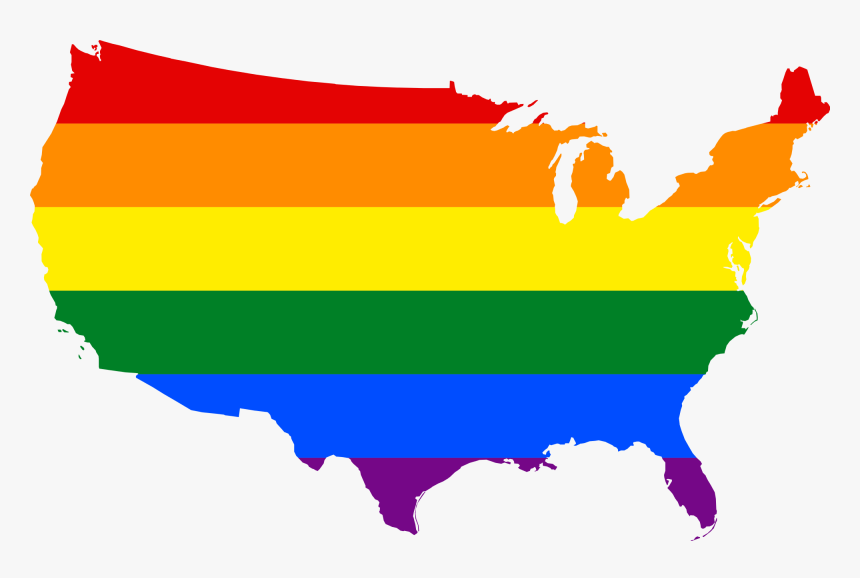 Gay America Map, HD Png Download, Free Download