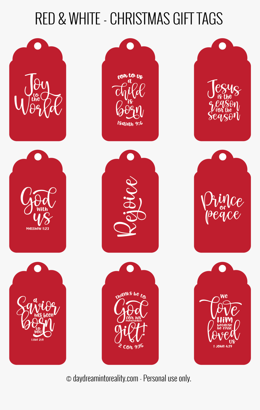 Christmas Gift Tag, HD Png Download, Free Download