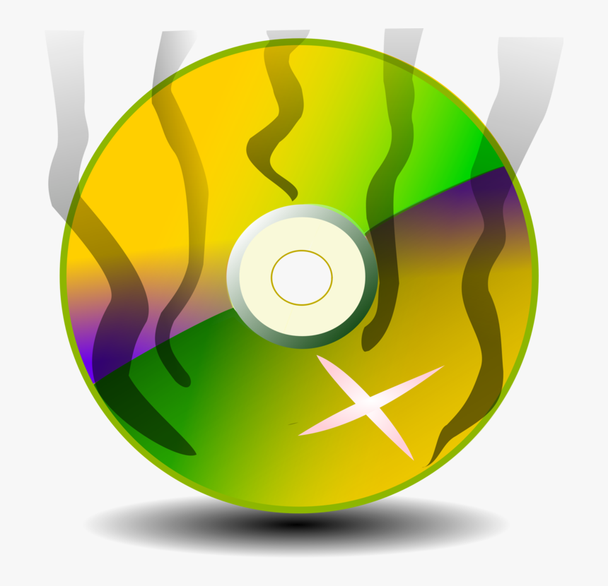 Data Storage Device,symbol,yellow - Compact Disc, HD Png Download, Free Download