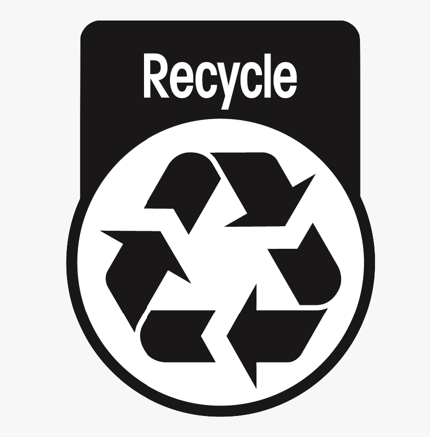 Black Universal Recycling Symbol, HD Png Download, Free Download