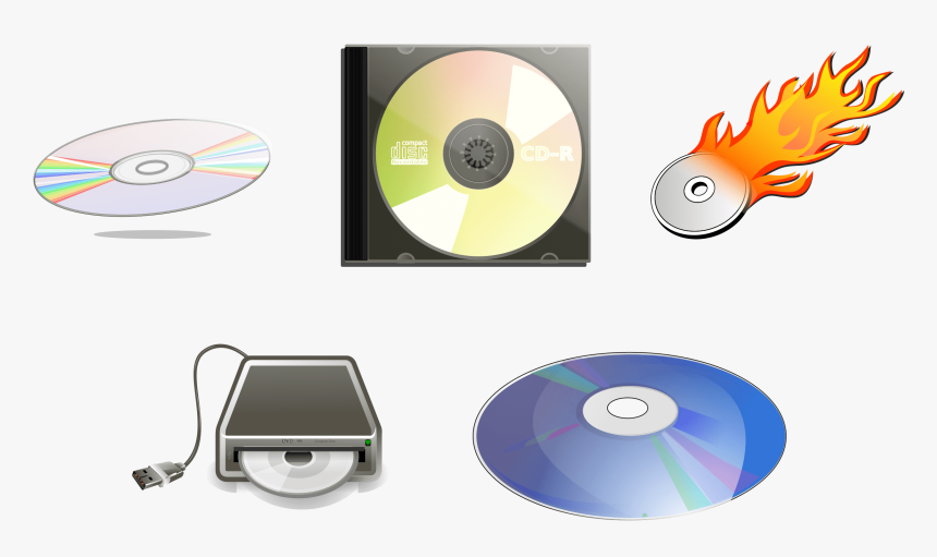 Cd-rom Clip Art - Cd, HD Png Download, Free Download