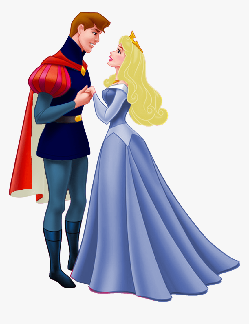 Princesa Aurora Y Su Principe , Png Download - Disney Princess And Prince, Transparent Png, Free Download