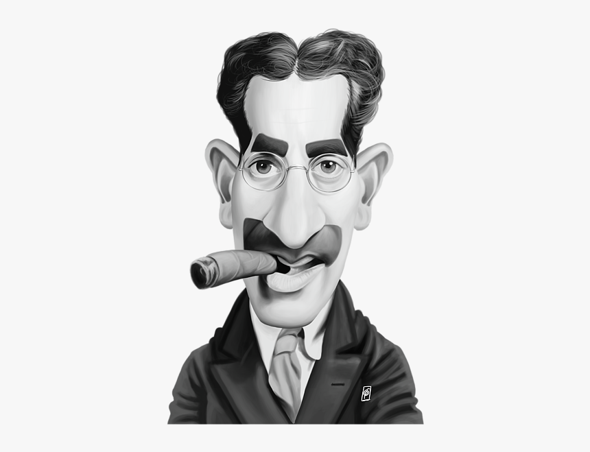 Caricature Of Groucho Marx, HD Png Download, Free Download