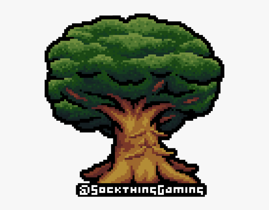 Great Deku Tree Pixel Art, HD Png Download, Free Download