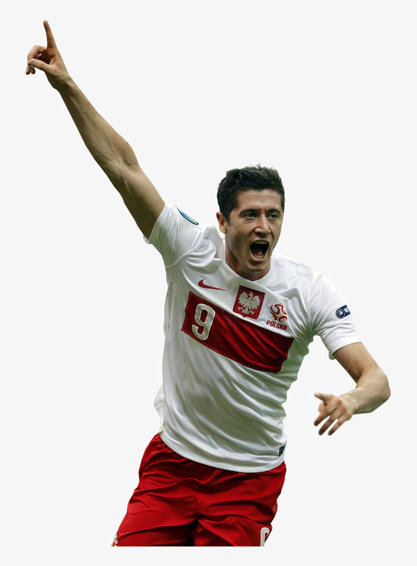 Robert Lewandowski render - Robert Lewandowski Poland Png, Transparent Png, Free Download