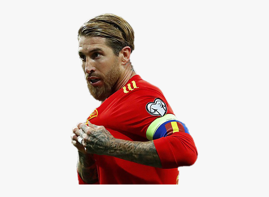 Sergio Ramos Transparent Image - Sergio Ramos Spain 2019, HD Png Download, Free Download