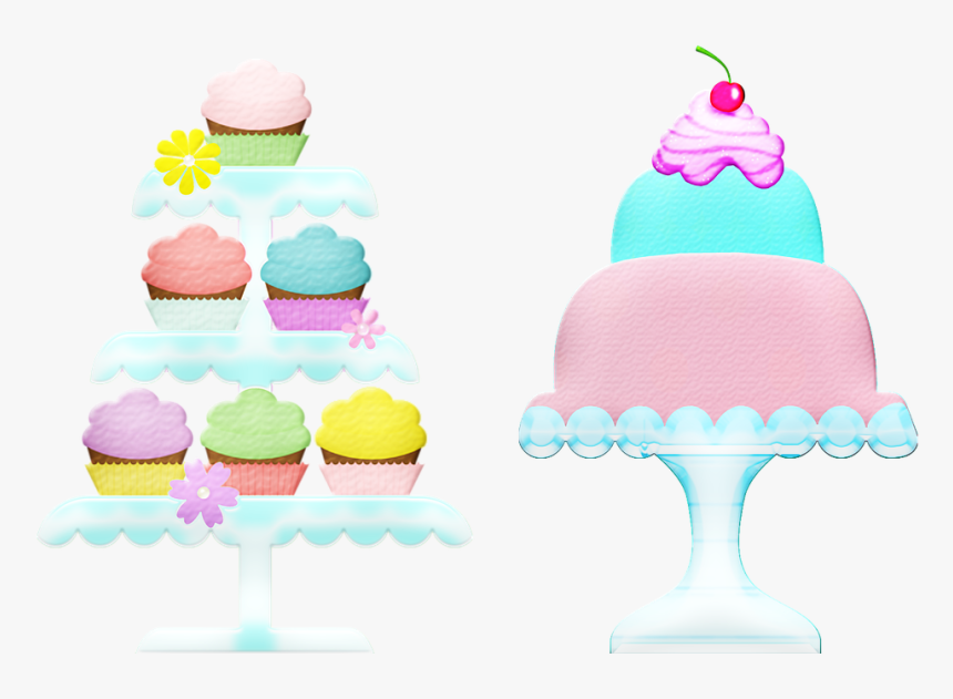 Celebración De Cumpleaños, Regalos, Pastel, Confeti - Cupcake, HD Png Download, Free Download