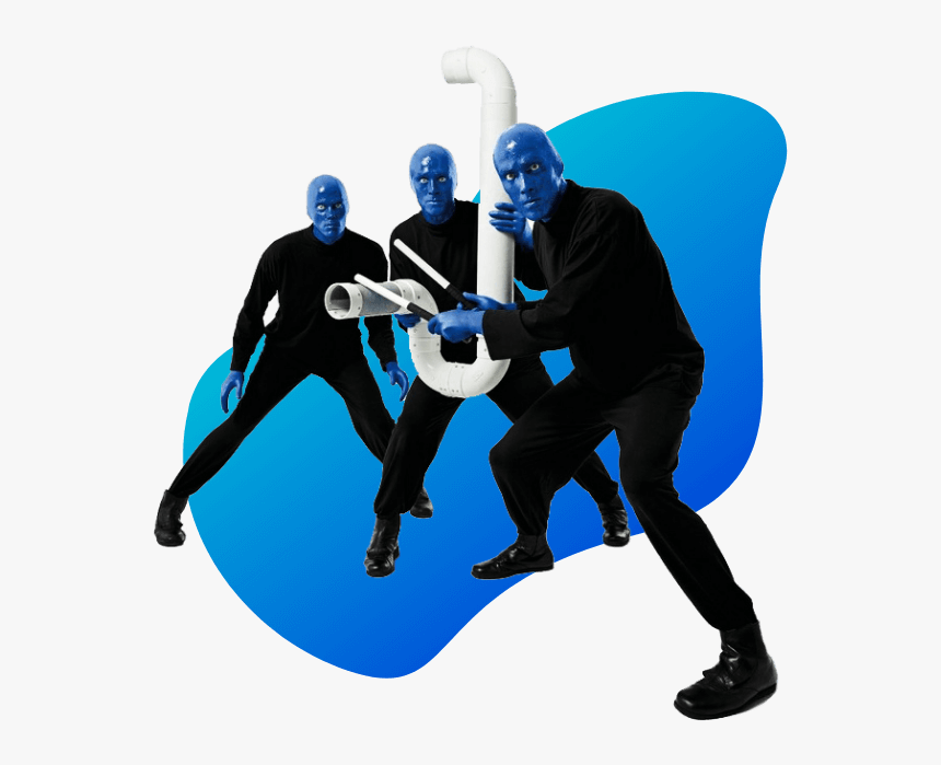 Blue Man Group Drumbone - Blue Man Group Transparent, HD Png Download, Free Download