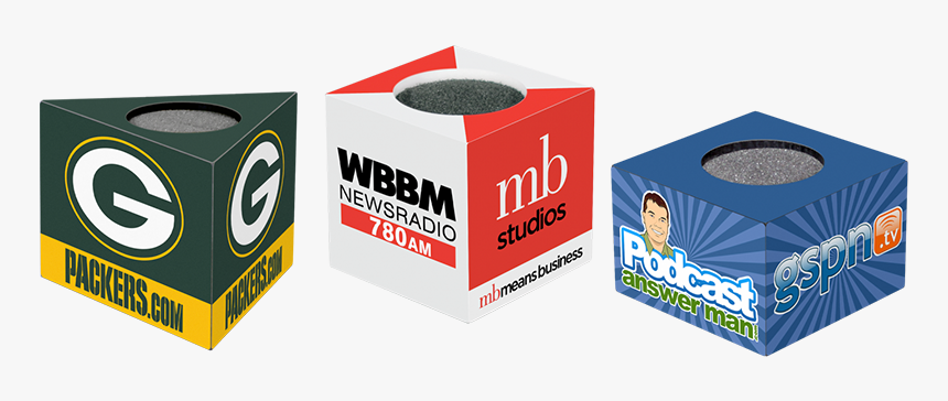 Group Shot Of Impact Pbs Handheld Mic Flags - Microphone Logo Box Png, Transparent Png, Free Download