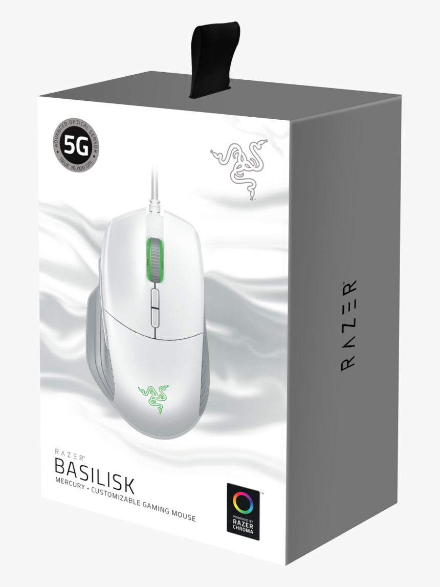 Transparent Razer Mouse Png - Razer Basilisk Mercury Edition, Png Download, Free Download