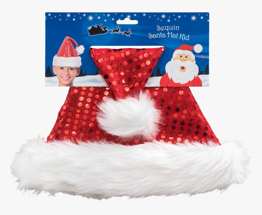 Sequin Santa Hat - Christmas Tree Skirt, HD Png Download, Free Download