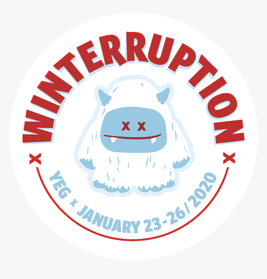 Wntrrptnyeg20 Hires Logo Circle Whitebg - Winterruption Edmonton, HD Png Download, Free Download