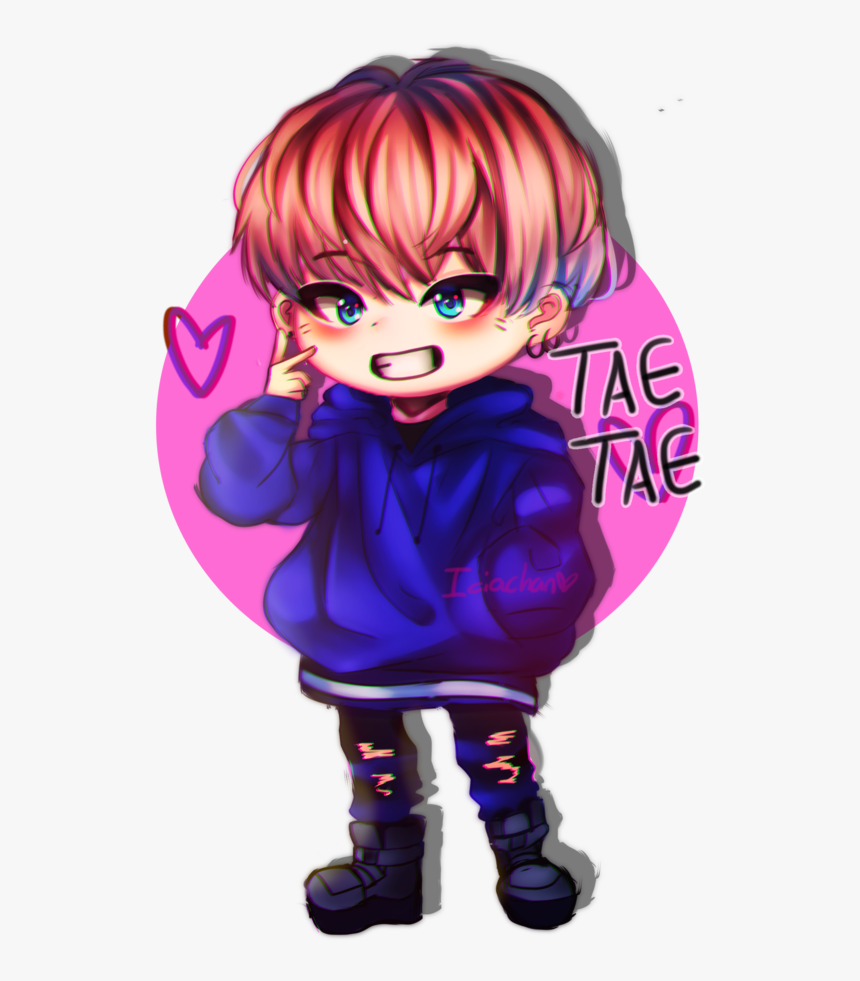 Bts Taehyung Chibi - Bts V Anime Chibi, HD Png Download, Free Download