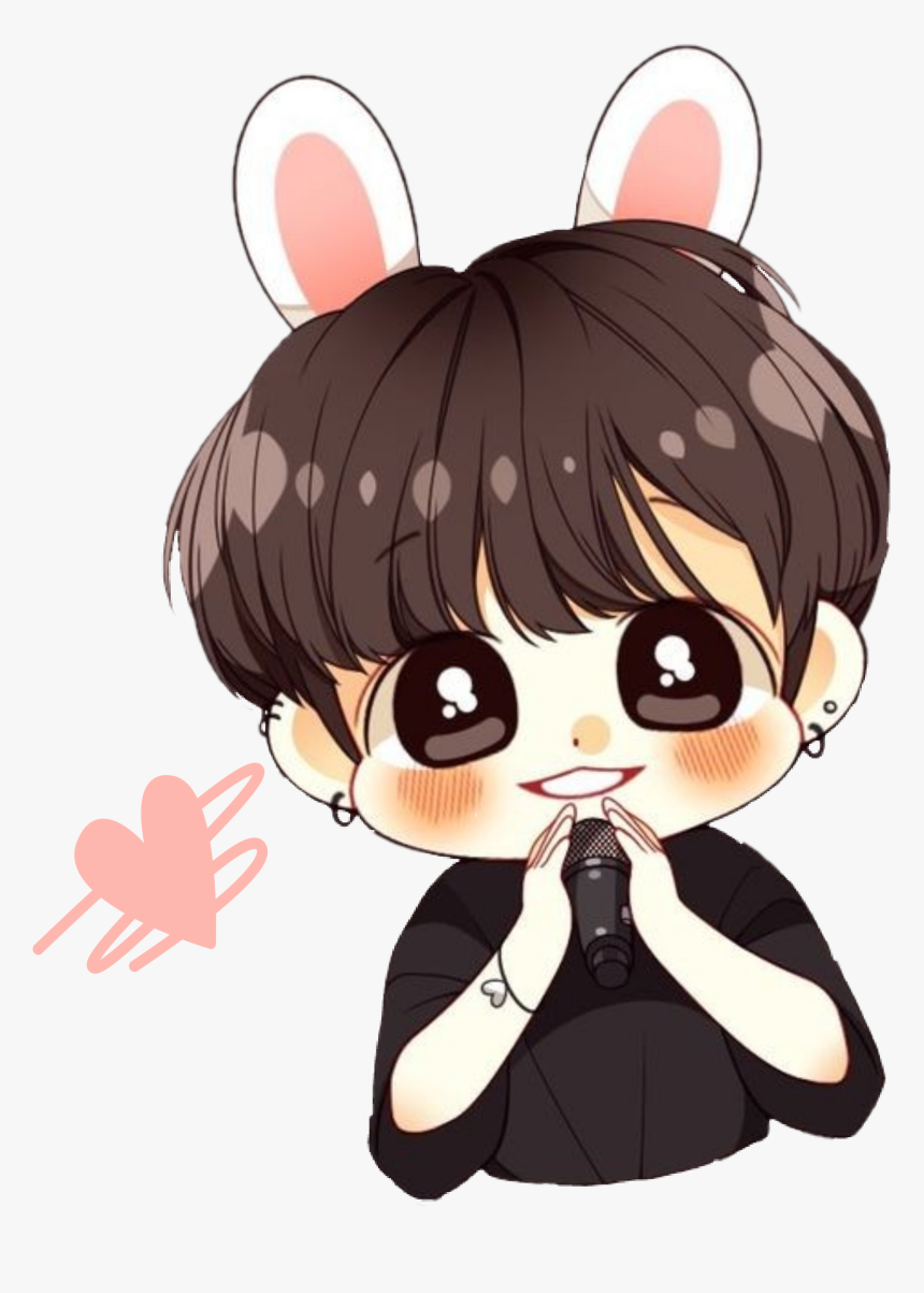 Bts Jungkook Cute Chibi Btsjungkook Png Bts Jung Kook - Bts Chibi Jungkook Cute, Transparent Png, Free Download