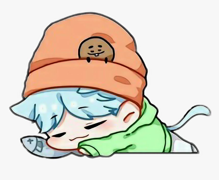 #suga #bts #chibi - Lil Meow Meow Drawing, HD Png Download, Free Download