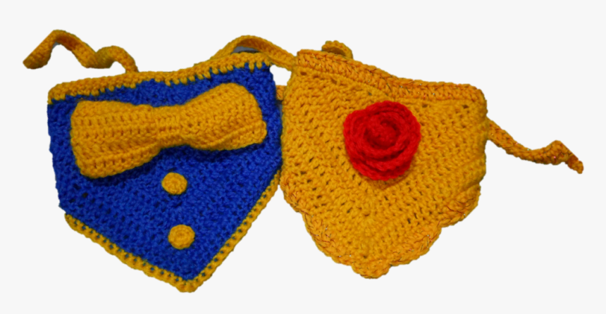 Crochet Png -crochet Beauty And The Beast Bandana - Crochet, Transparent Png, Free Download