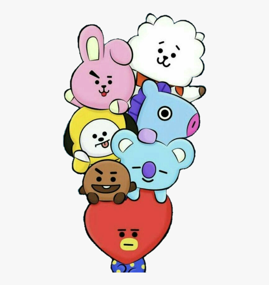 Transparent Purim Clipart - Bts Bt21, HD Png Download, Free Download