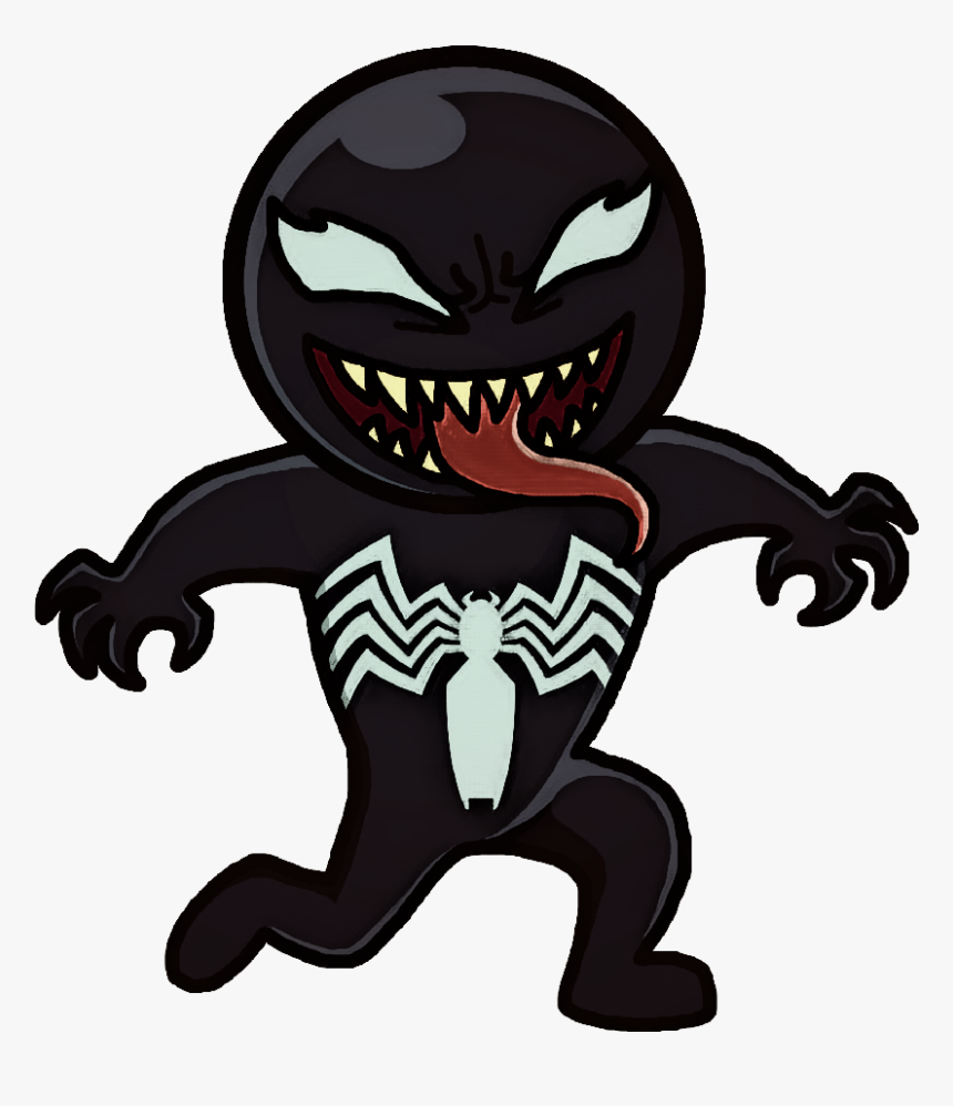 Venom Sticker - Venom Chibi Png, Transparent Png, Free Download