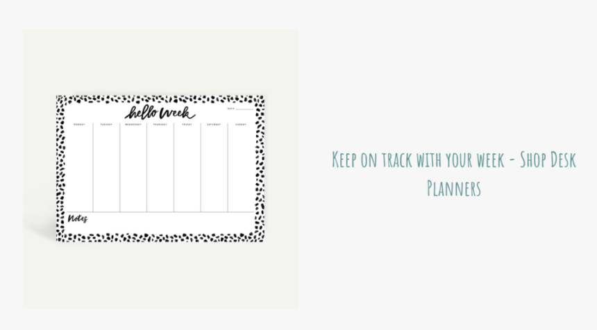 Desk Planner Banner - Paper, HD Png Download, Free Download