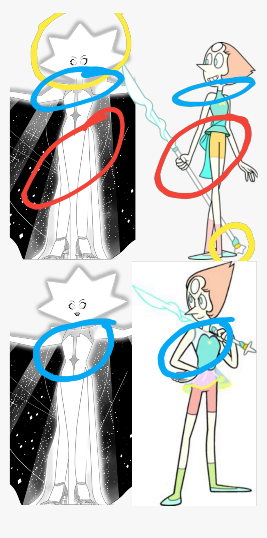 Theorysimilarities Between Pearl"s Outfits And Wd"s, HD Png Download, Free Download