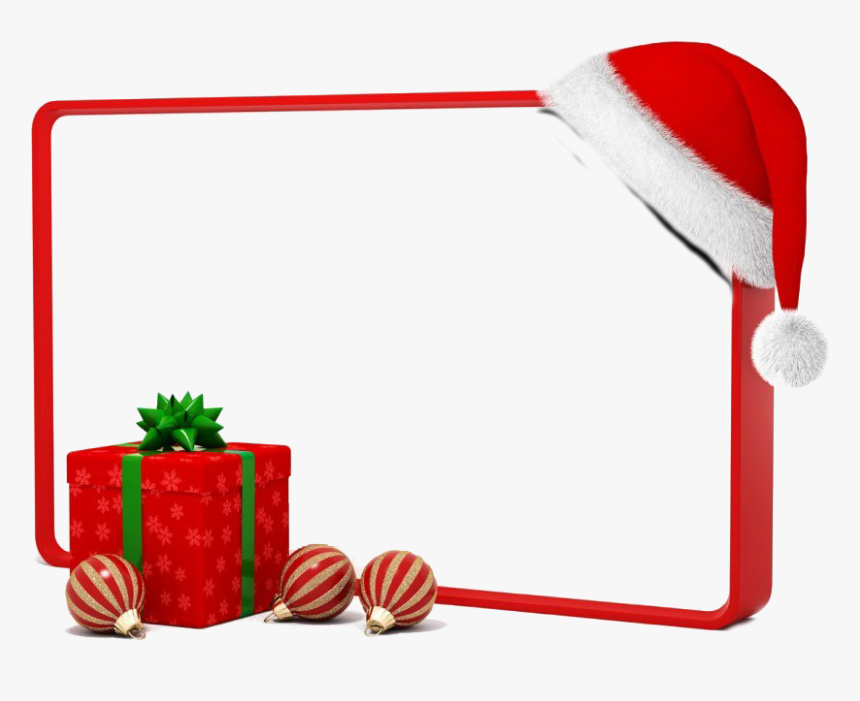 Square Christmas Frame Png Photos - Clip Art Christmas Border Design, Transparent Png, Free Download