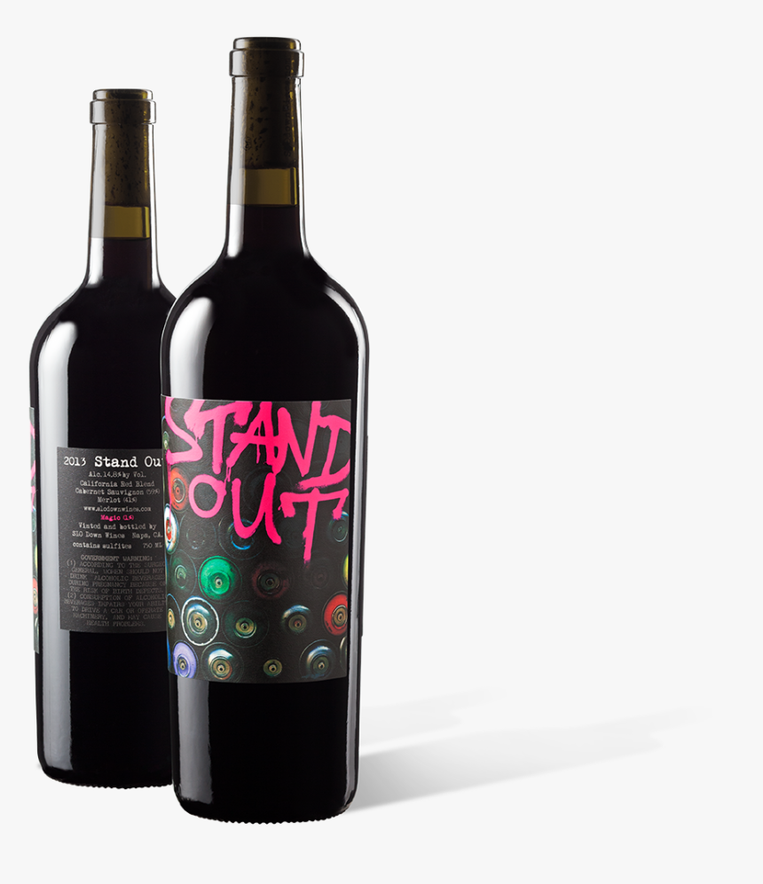 Slo Down Wines Stand Out Red Blend - Slo Down Wines Stand Out Red Blend 2013, HD Png Download, Free Download