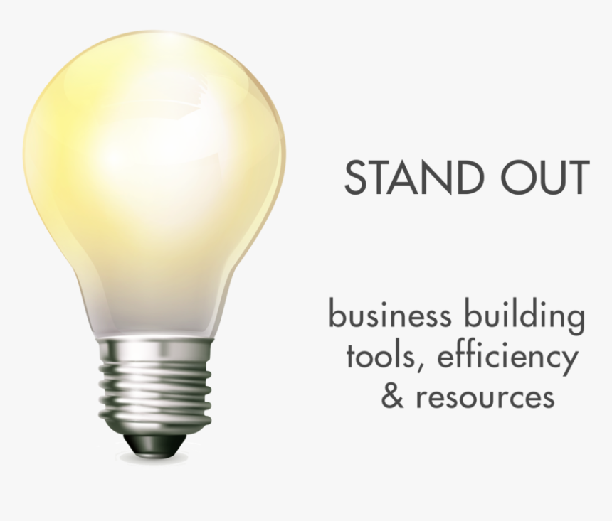 Stand Out Block - Incandescent Light Bulb, HD Png Download, Free Download