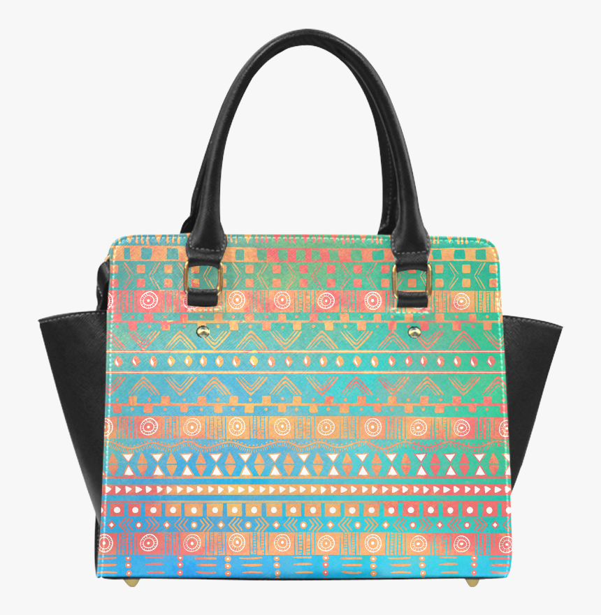 Inspired Aztec Pattern-2 Classic Shoulder Handbag - Ombre Handbag, HD Png Download, Free Download