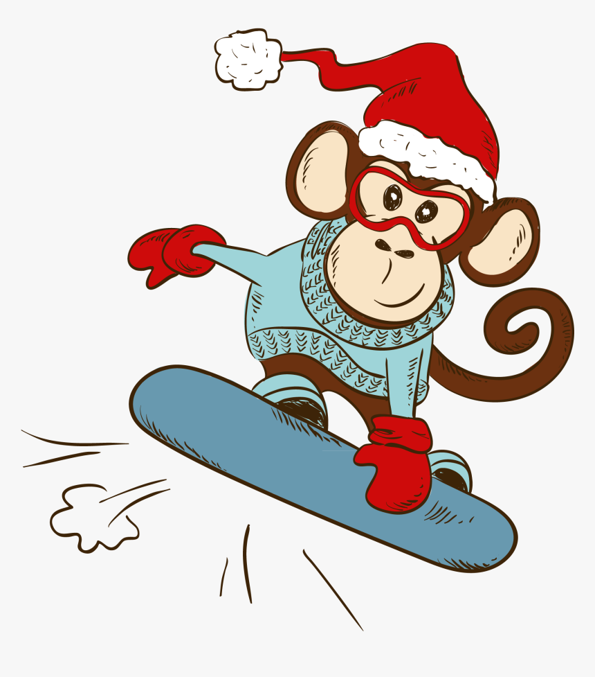 Transparent Snowboarding Png - Snowboard Cartoon Png, Png Download, Free Download