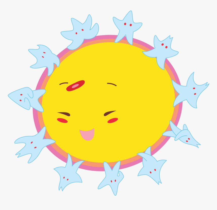 By Yenty Jap Fake Tattoo, Cute Sun - Circle, HD Png Download, Free Download