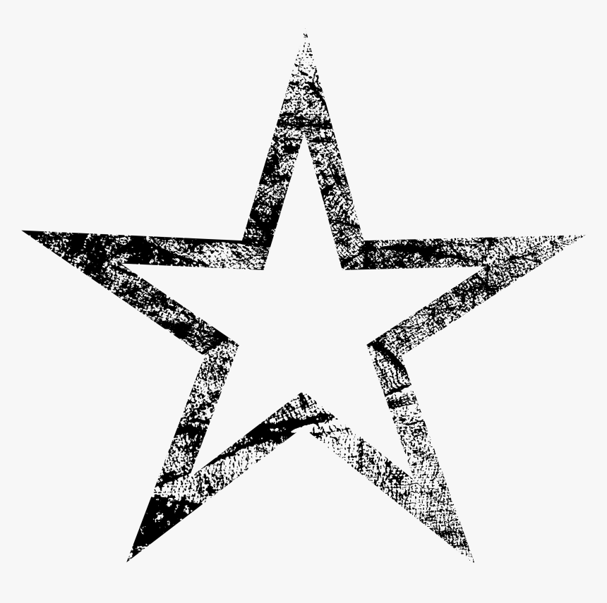 Star Grunge , Png Download - Grunge Star Icon Png, Transparent Png, Free Download
