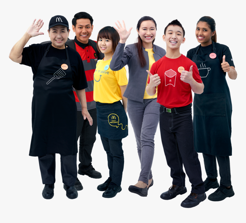 Mcdonalds Uniform Singapore, HD Png Download, Free Download