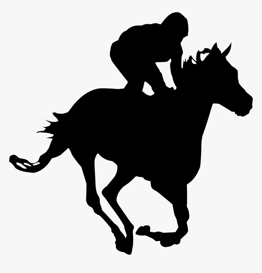 Cowgirl Riding Horse Silhouette, HD Png Download, Free Download