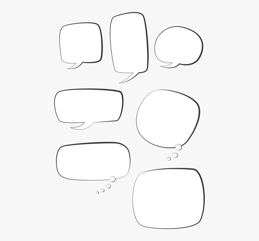 Speech Bubble Text Box Talk Bubble - Png Tekstvak, Transparent Png, Free Download