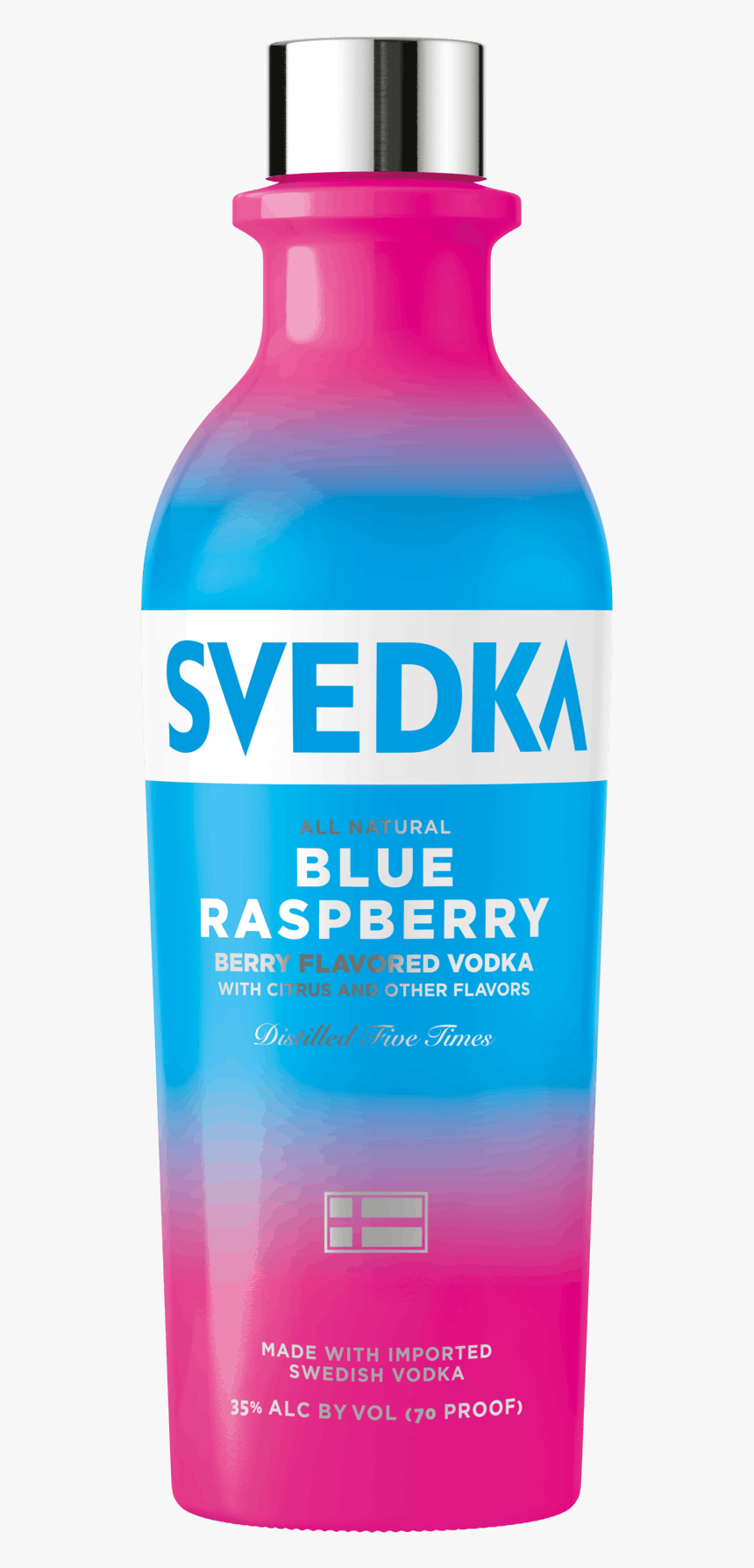 Svedka Blue Raspberry Vodka 375ml - Blue Raspberry Svedka 375ml, HD Png Download, Free Download
