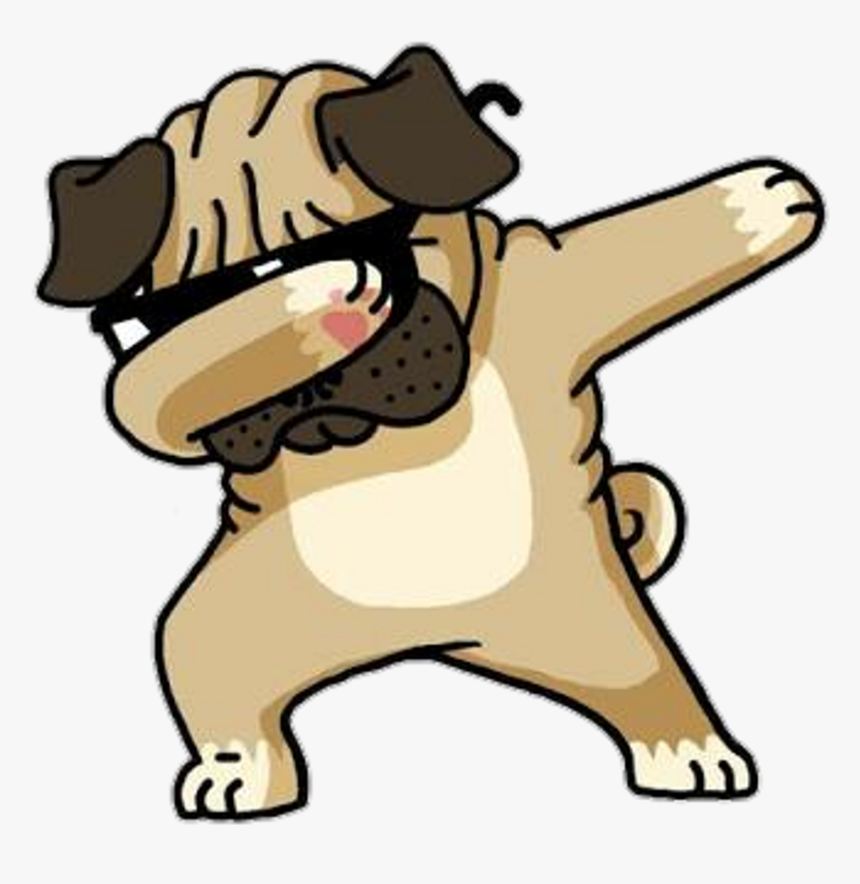 Dog Pug Pugs Turndownforwhat Epic - Dab Pug, HD Png Download, Free Download