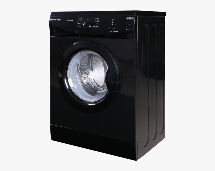 Russel Hobbs Black Washing Machine - Black Washing Machine, HD Png Download, Free Download