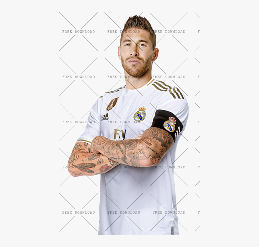 Sergio Ramos 2020 Real Madrid, HD Png Download, Free Download