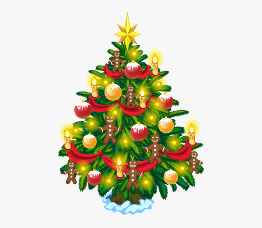 Free Png Download Christmas Tree Png Images Background - Transparent Background Christmas Tree Clipart, Png Download, Free Download