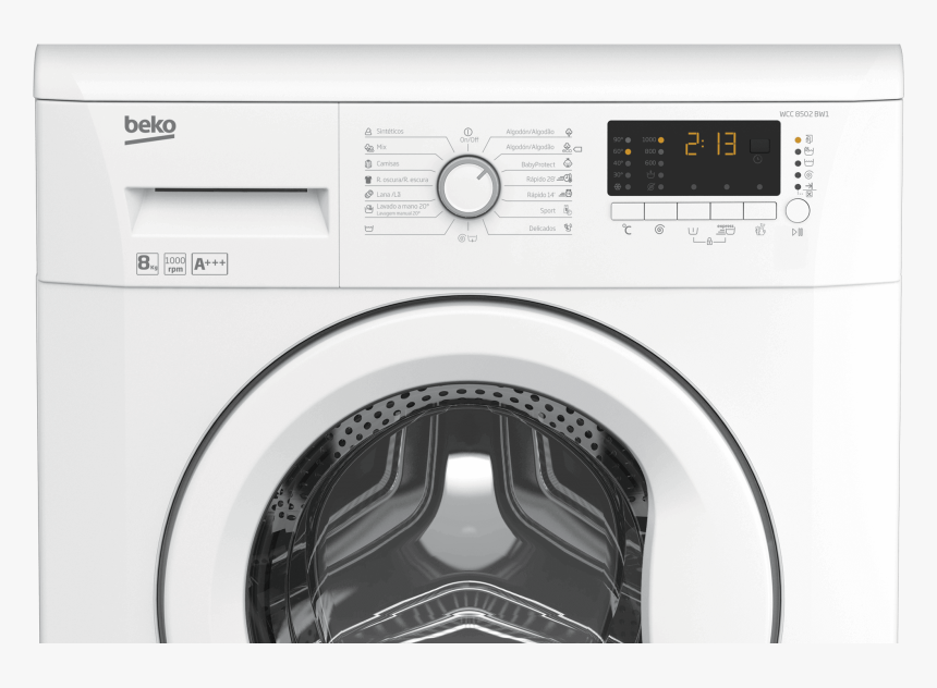 8 Kg 1000 Rpm Lavadora De Libre Instalación Wcc 8502 - Clothes Dryer, HD Png Download, Free Download