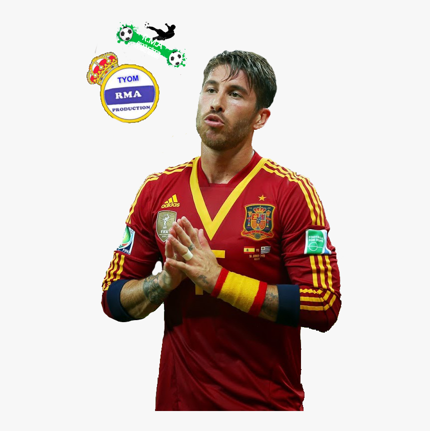 Sergio Ramos Render - Confederations Cup Sergio Ramos 2013, HD Png Download, Free Download