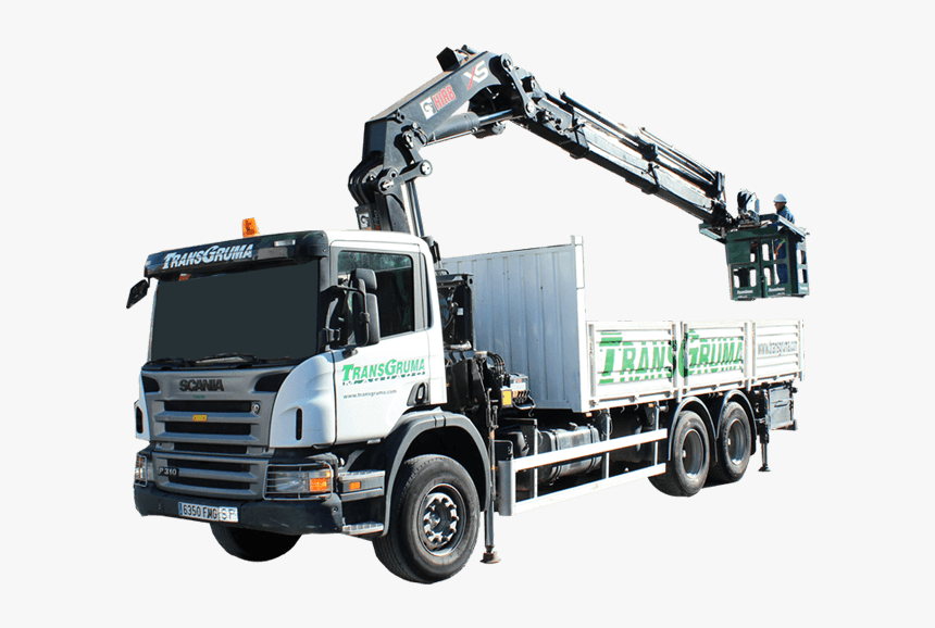 Plataformas Elevadoras Sobre Camion 24 Metros - Camion Grua Con Plataforma, HD Png Download, Free Download