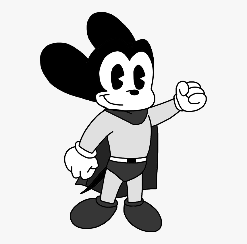 Clip Art Mouse Black And White - Mighty Mouse Black And White, HD Png Download, Free Download