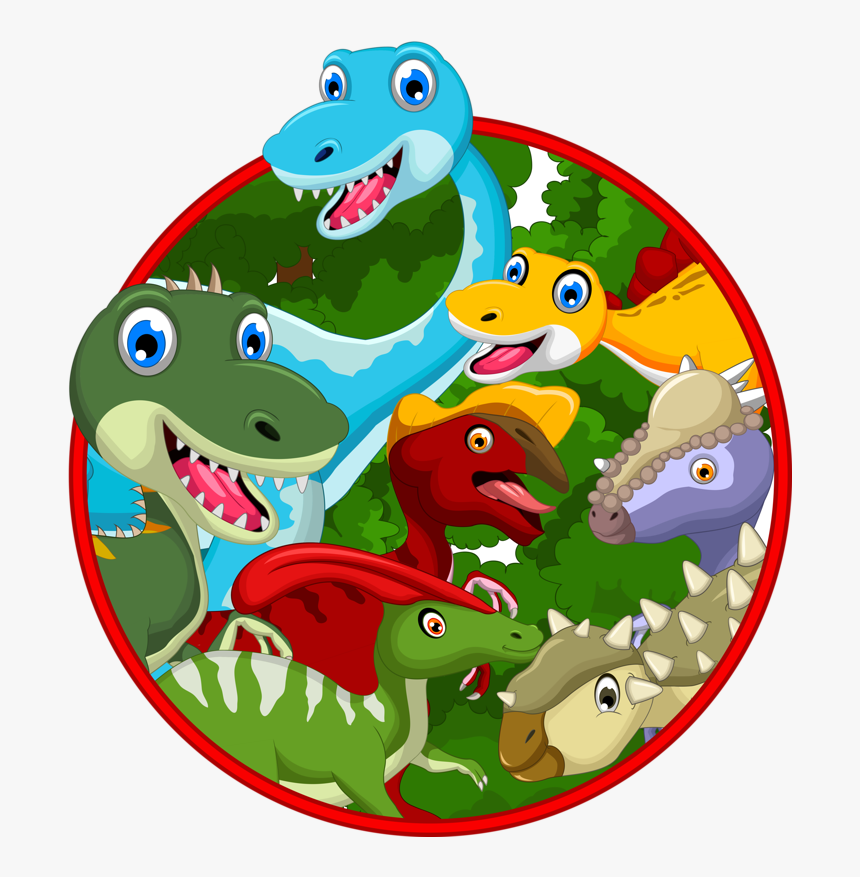 Clipart Dinosaur Frame - Fondos De Dinosaurios Animados Png, Transparent Png, Free Download
