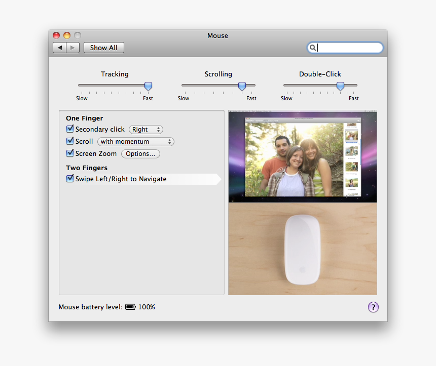 Magicmouseconfig - Trackpad Default Settings Macbook Pro, HD Png Download, Free Download
