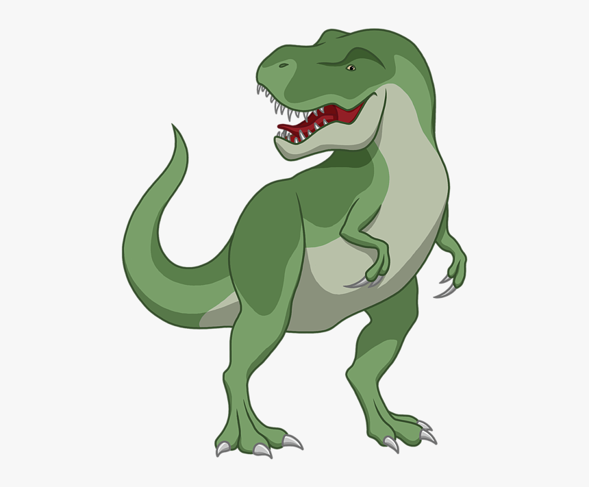 Painting Tyrannosaurus Rex Dinosaur Green By Crista - Mamasaurus Png, Transparent Png, Free Download